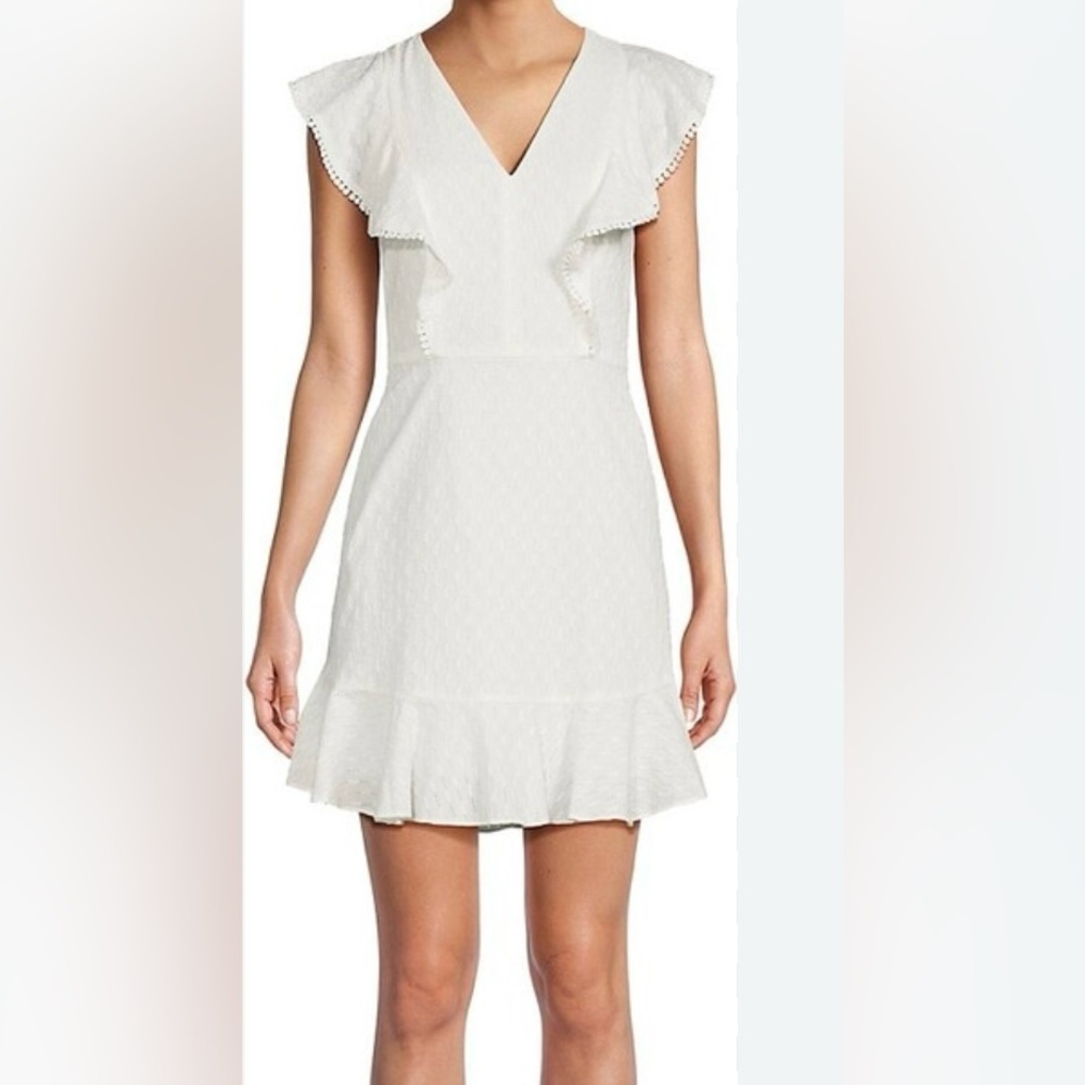 Bcbg Flutter Sleeve Dress size xs